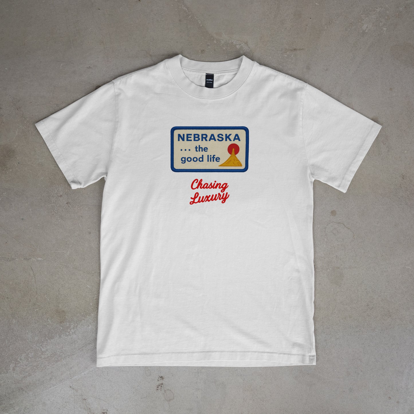 "Out The O" FAUX PATCH BOXY TEE (HEAVYWEIGHT & OVERSIZED)